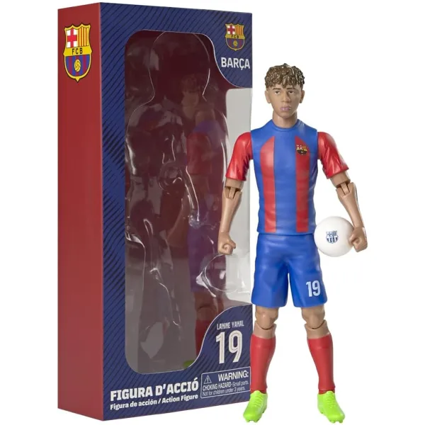 Futbalista akčná figúrka, 20 cm - FC Barcelona, Lamine Yamal v dresu číslo 19 obrázok 1