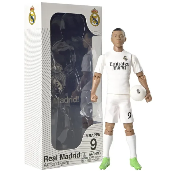 Futbalista akčná figúrka, 20 cm - Real Madrid, Mbappé v dresu s číslom 9 obrázok 1