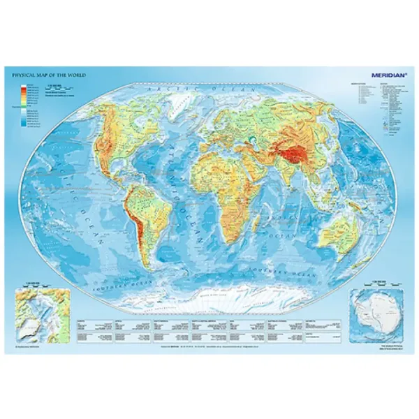 Fyzická mapa Zeme 1000 ks puzzle - Trefl obrázok 2