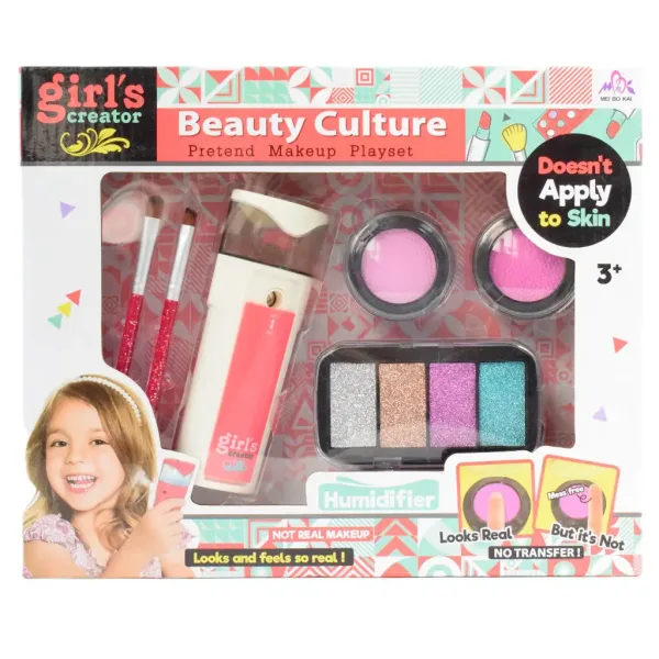 Girl's Creator: Realistický mejkap set so zvlhčovačom a štetcami obrázok 9