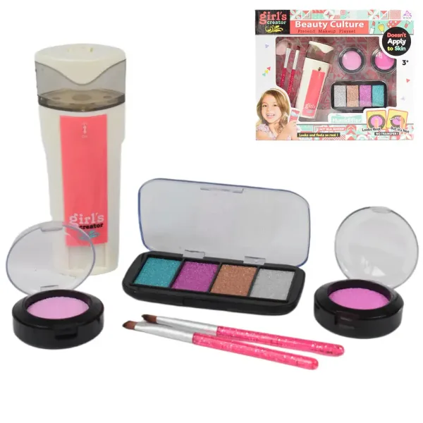 Girl's Creator: Realistický mejkap set so zvlhčovačom a štetcami obrázok 1