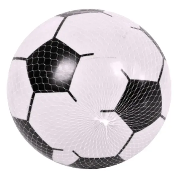 Gumová lopta s futbalovým vzorom 23 cm obrázok 2