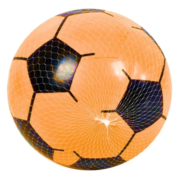 Gumová lopta s futbalovým vzorom 23 cm obrázok 3