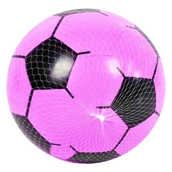 Gumová lopta s futbalovým vzorom 23 cm obrázok 4