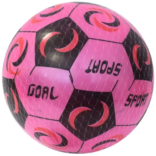 Gumová lopta s futbalovým vzorom 23cm obrázok 2