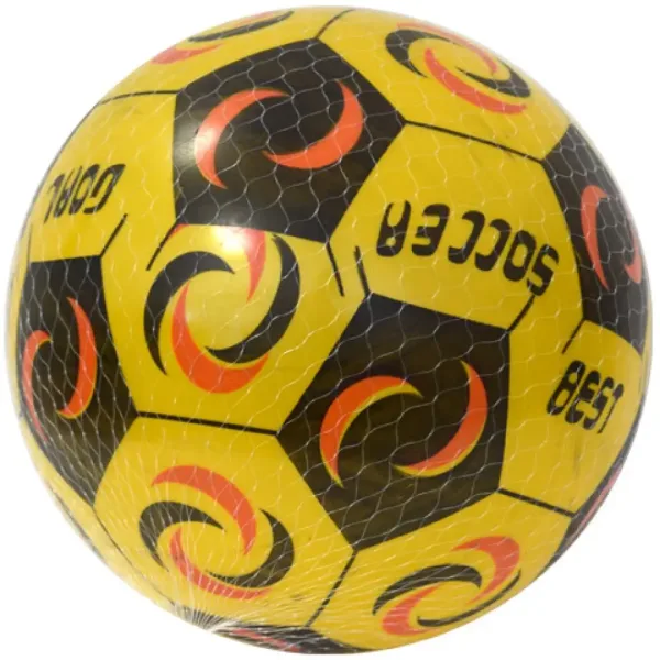 Gumová lopta s futbalovým vzorom 23cm obrázok 4
