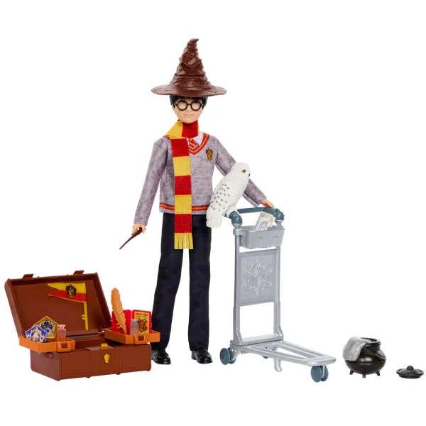 Harry Potter 9 a 3/4. koľajová herná súprava s Harrym bábikou – Mattel obrázok 2