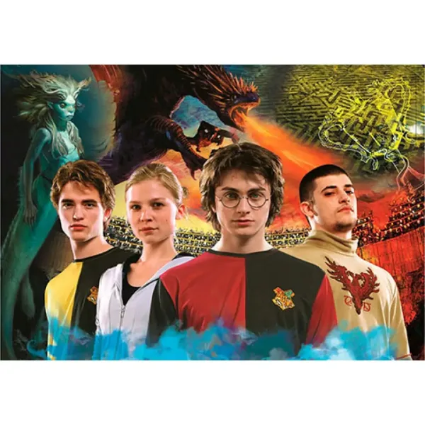 Harry Potter a súťažiaci Turnaja troch čarodejníkov 1000 ks puzzle - Clementoni obrázok 2