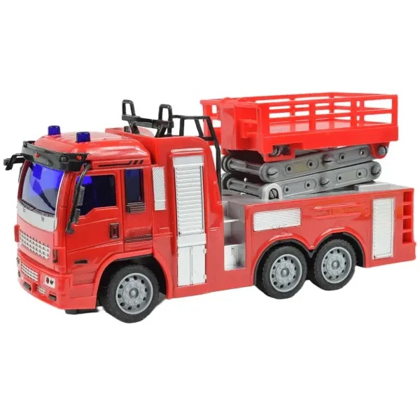 Hasičské auto so svetlom na diaľkové ovládanie 27MHz 20cm v troch variantoch 1ks obrázok 3