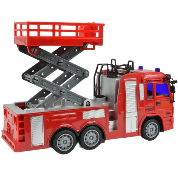 Hasičské auto so svetlom na diaľkové ovládanie 27MHz 20cm v troch variantoch 1ks obrázok 4