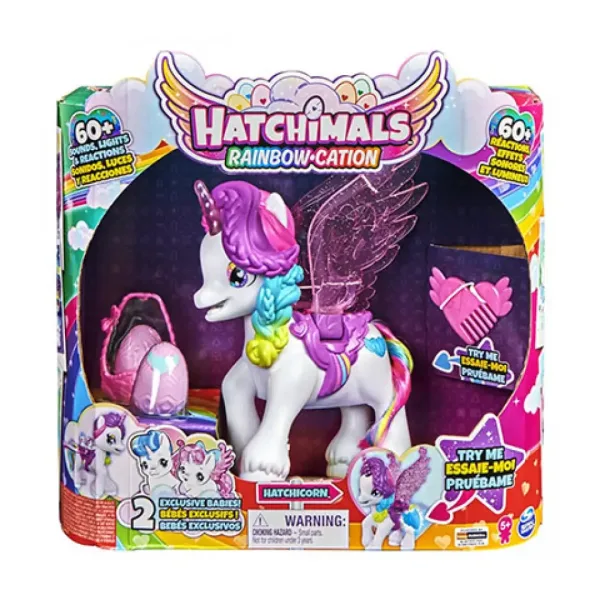 Hatchimals Rainbow Cation Hatchicorn Čarovný jednorožec - Spin Master obrázok 1