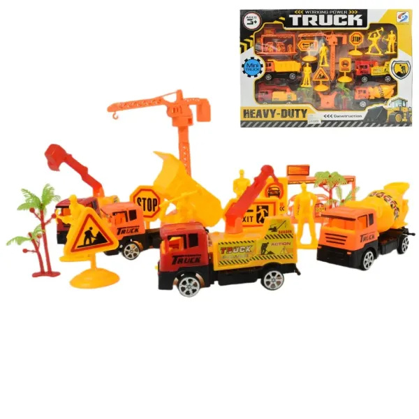 Heavy Duty: Stavebná hra s autíčkami so zotrvačníkom a príslušenstvom obrázok 15