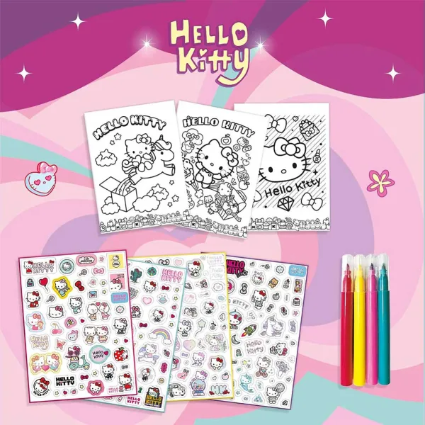 Hello Kitty Maľovanka s nálepkami - Lisciani obrázok 3