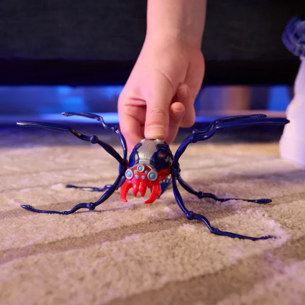 Hex Bots: Skitter Bot interaktív robotický pavúk – modro-červený - Spin Master obrázok 3
