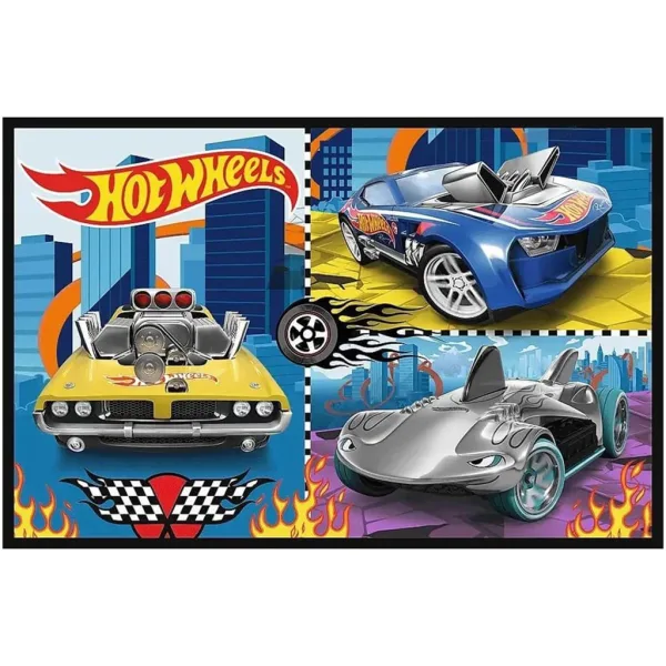 Hot Wheels - 2 x 70 ks puzzle - Trefl obrázok 2