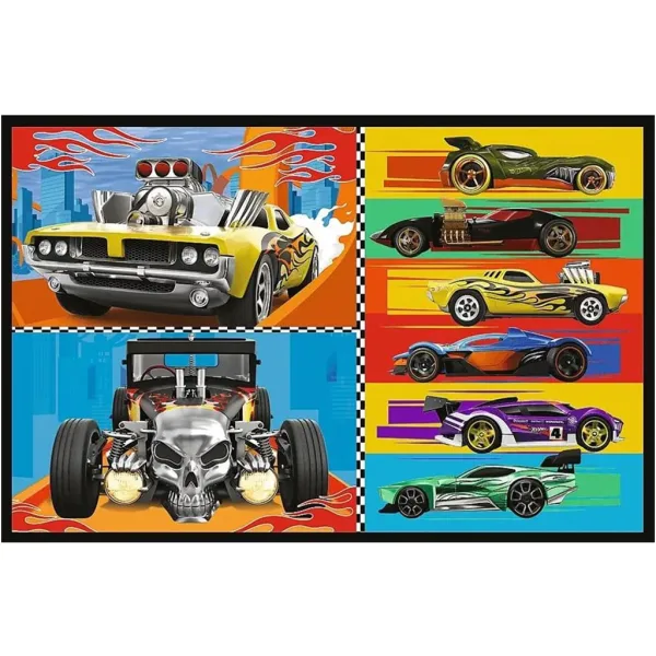 Hot Wheels - 2 x 70 ks puzzle - Trefl obrázok 3