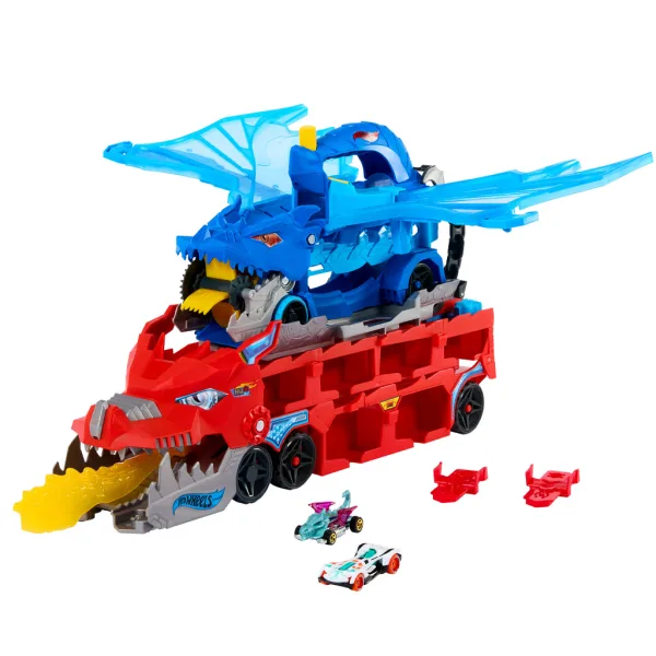 Hot Wheels City: Drakobijú autotransportér - Mattel obrázok 4