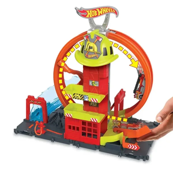 Hot Wheels City: Hasičská stanica, hrací set - Mattel obrázok 2