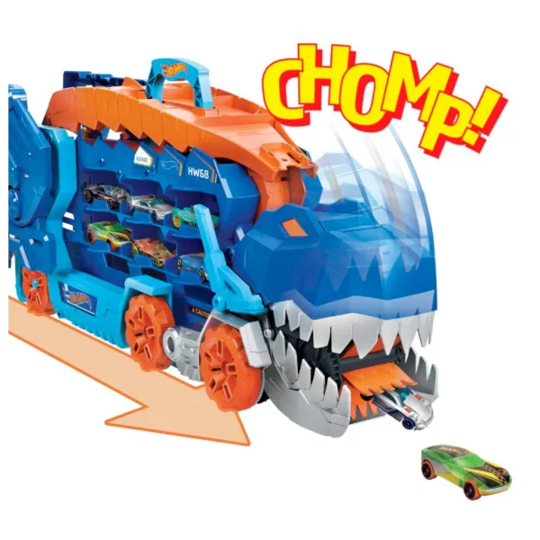 Hot Wheels City: Premeniteľný Ultimate Autotransportér T-Rex - Mattel obrázok 3