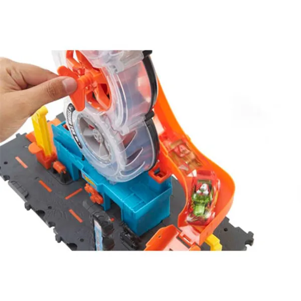 Hot Wheels: City Super Twist Tire Shop set - Mattel obrázok 3