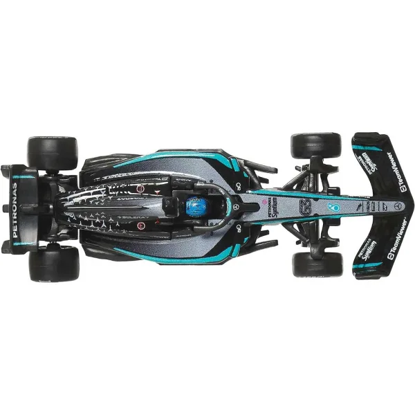 Hot Wheels F1 Malé Auto 2-balenie - Mercedes: Antonelli + Russell - Mattel obrázok 3
