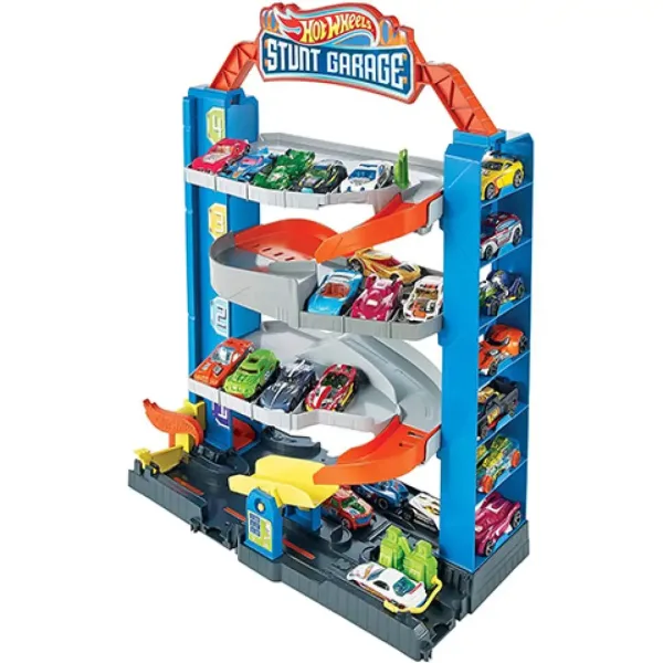 Hot Wheels Kaskadérska garáž dráha s autíčkom - Mattel obrázok 4