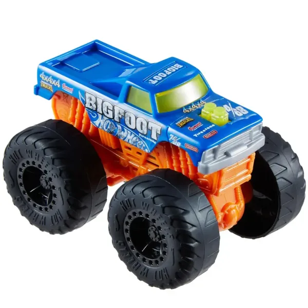 Hot Wheels Monster Trucks: Bigfoot 4x4x4 monster auto so svetelnými a zvukovými efektmi 1/43 - Mattel obrázok 2