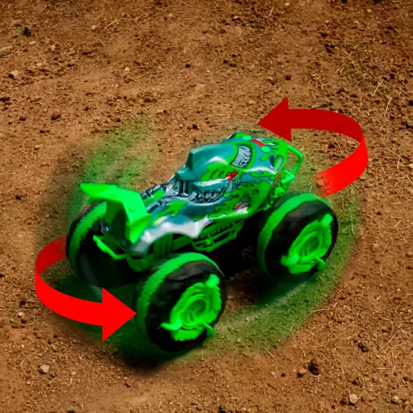 Hot Wheels Monster Trucks Diaľkovo ovládané Obojživelník Great Bite 1/15 - Mattel obrázok 4