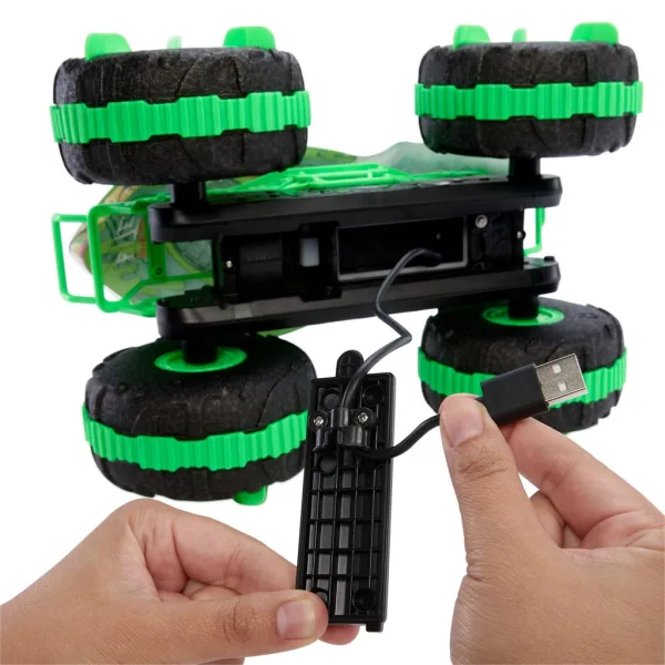 Hot Wheels Monster Trucks Diaľkovo ovládané Obojživelník Great Bite 1/15 - Mattel obrázok 5