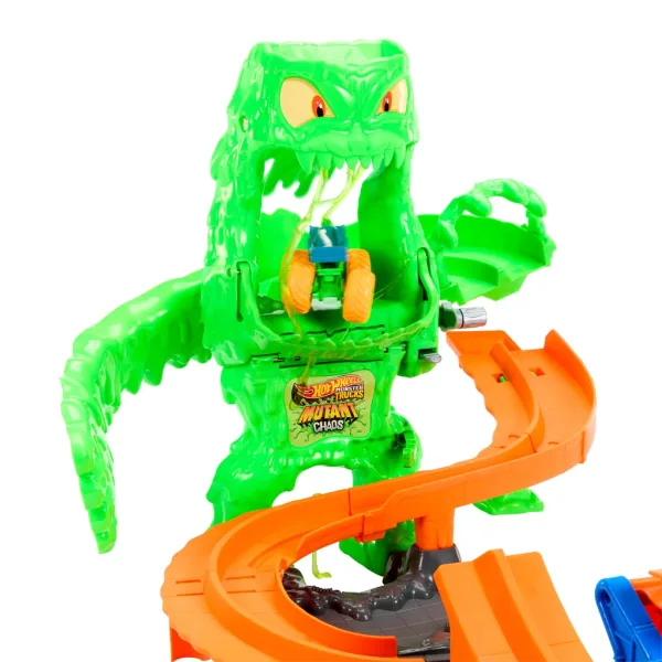 Hot Wheels Monster Trucks Slizký Monster Chaos Dráha - Mattel obrázok 4