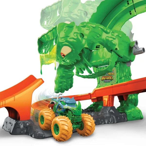 Hot Wheels Monster Trucks Slizký Monster Chaos Dráha - Mattel obrázok 5