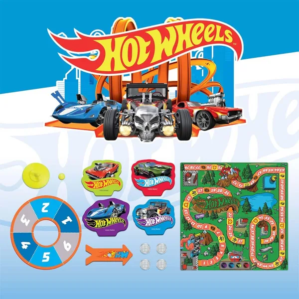 Hot Wheels: Rýchlostný závod spoločenská hra - Lisciani obrázok 2