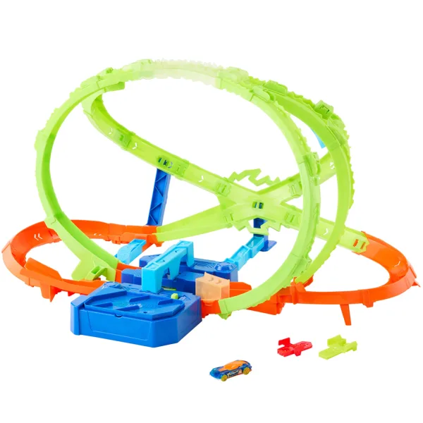 Hot Wheels Stunt Tracks Kanyarkavalkád autodráha set - Mattel obrázok 2