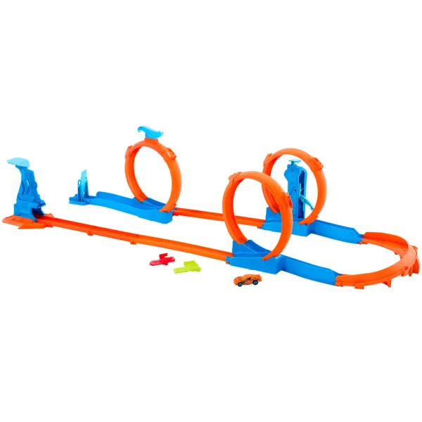 Hot Wheels: Trojitá slučková dráha kreator set - Mattel obrázok 2