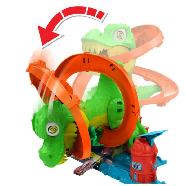 Hot Wheels: T-Rex Útok dráhový set - Mattel obrázok 3