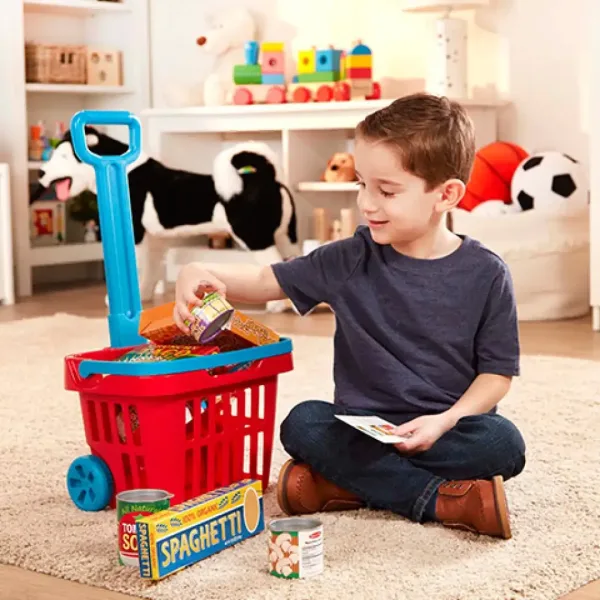 Hrací set s nákupným vozíkom - Melissa & Doug obrázok 3