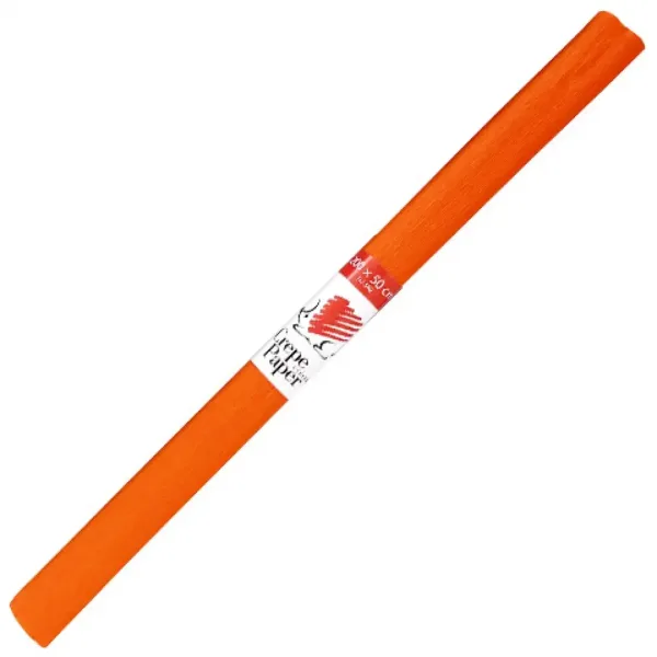 ICO: Krepový papier v oranžovej farbe 200x50cm obrázok 1