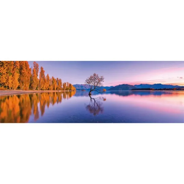 Jazero Wanaka, Nový-Zéland HQC 1000ks panoráma puzzle - Clementoni obrázok 2