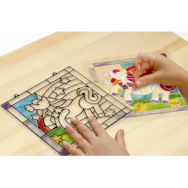 Jednorožec set na vyhovenie vitrážneho obrázka - Melissa & Doug obrázok 2