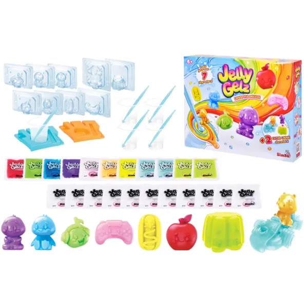 Jelly Gelz Lifestyle Deluxe kreatív gélová figúrka set - Simba Toys obrázok 2