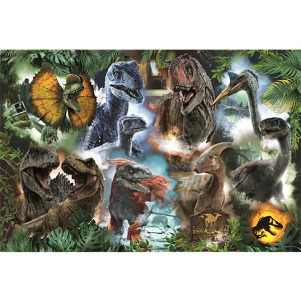 Jurassic World: Obľúbené dinosaury 300 dielne puzzle - Trefl obrázok 2
