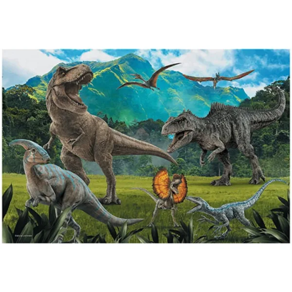 Jurassic World: Puzzle s dinosaurami z Jurassic Park 100ks - Trefl obrázok 2
