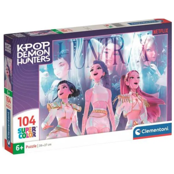 K-pop démonlovci Super Color puzzle 104 ks obrázok 1
