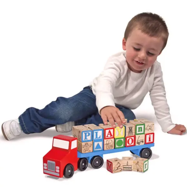 Kamión prevážajúc písmenká - Melissa & Doug obrázok 3