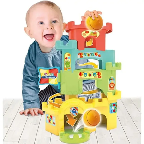 Kaštieľ guličková dráha baby hračka - Clementoni baby obrázok 5