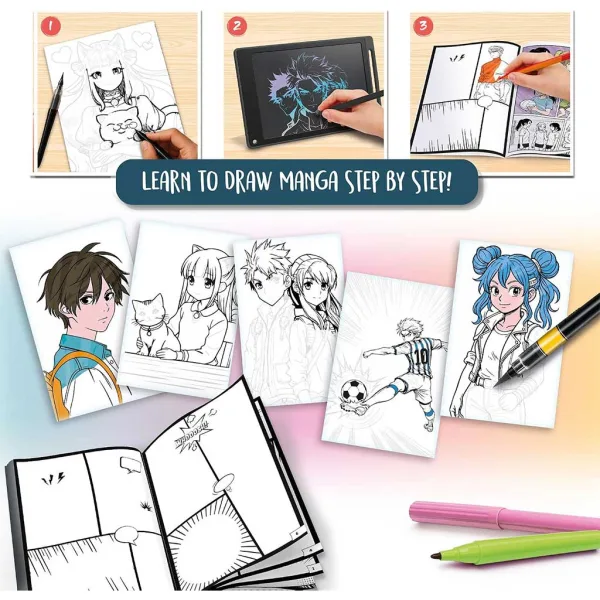 Kids Art: Manga Academy kreatív maľovanka - Lisciani obrázok 3