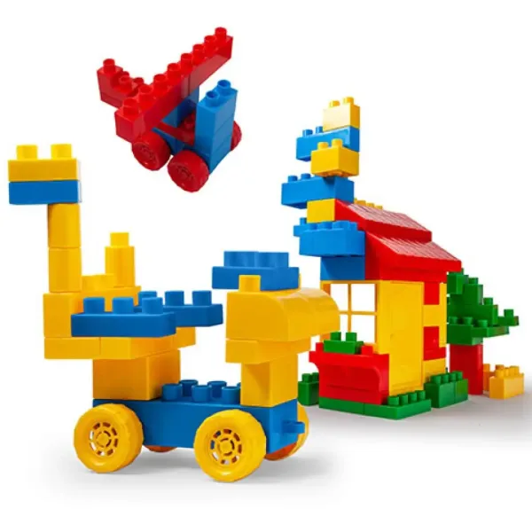 Kids Bloks stavebné prvky 90 dielny set - Wader obrázok 2