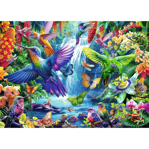 Kolibrík v džungli 1000ks puzzle - Trefl obrázok 2