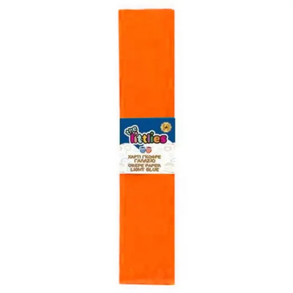 Krepový papier v oranžovej farbe 50x200cm obrázok 1
