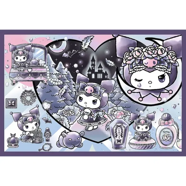 Kuromi magické dobrodružstvá 2x200 dielikov puzzle - Trefl obrázok 2